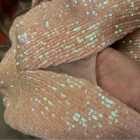 Gorgeous Pink Sequin Gown - Picture 7 of 7